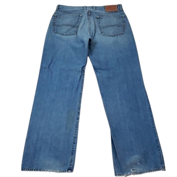 Lucky Brand~Mens Size 32~Blue Distressed Jeans - Picture 1 of 12